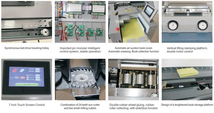 Zx-370 Intelligent Glue Binding Machine