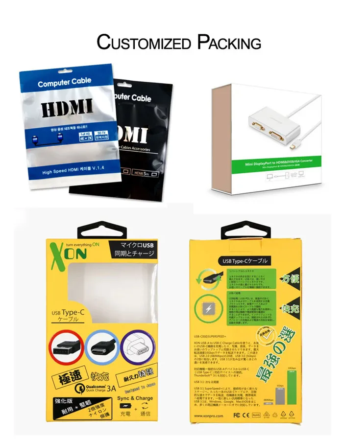  Китайский производитель кабеля HDMI 4K ультратонкий высокоскоростной кабель 2 0 HDTV