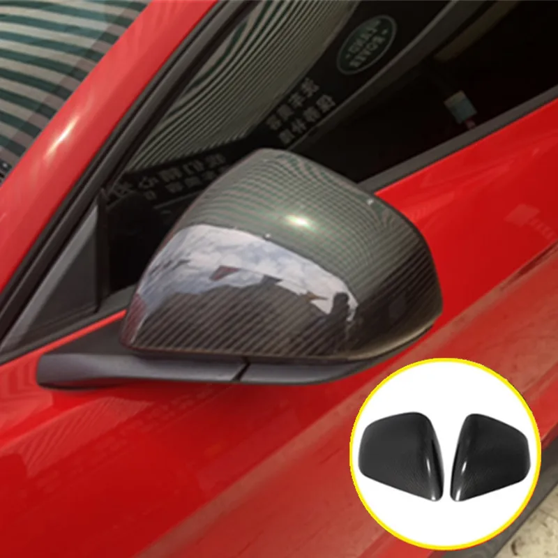 Вакуумный боковое зеркало заднего вида из углеродных волокон для Ford Mustang GT Coupe 2-дверный 15-UP
