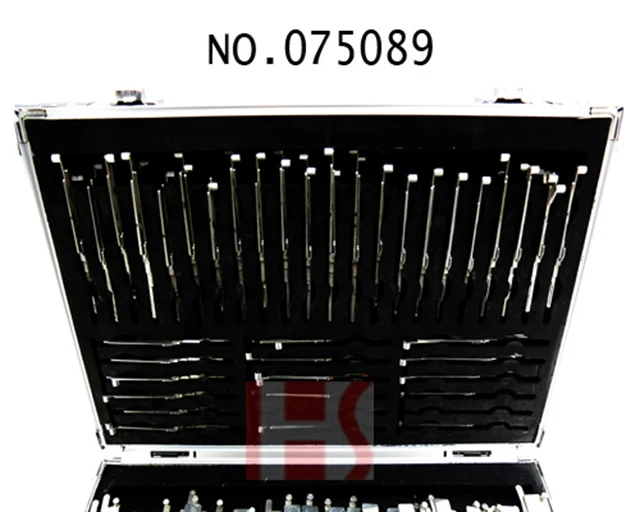 61 Pcs Customized Choice Lishi Pick Tools 075089 Car Lock Opening Reader Decoder Pick Set Lishi