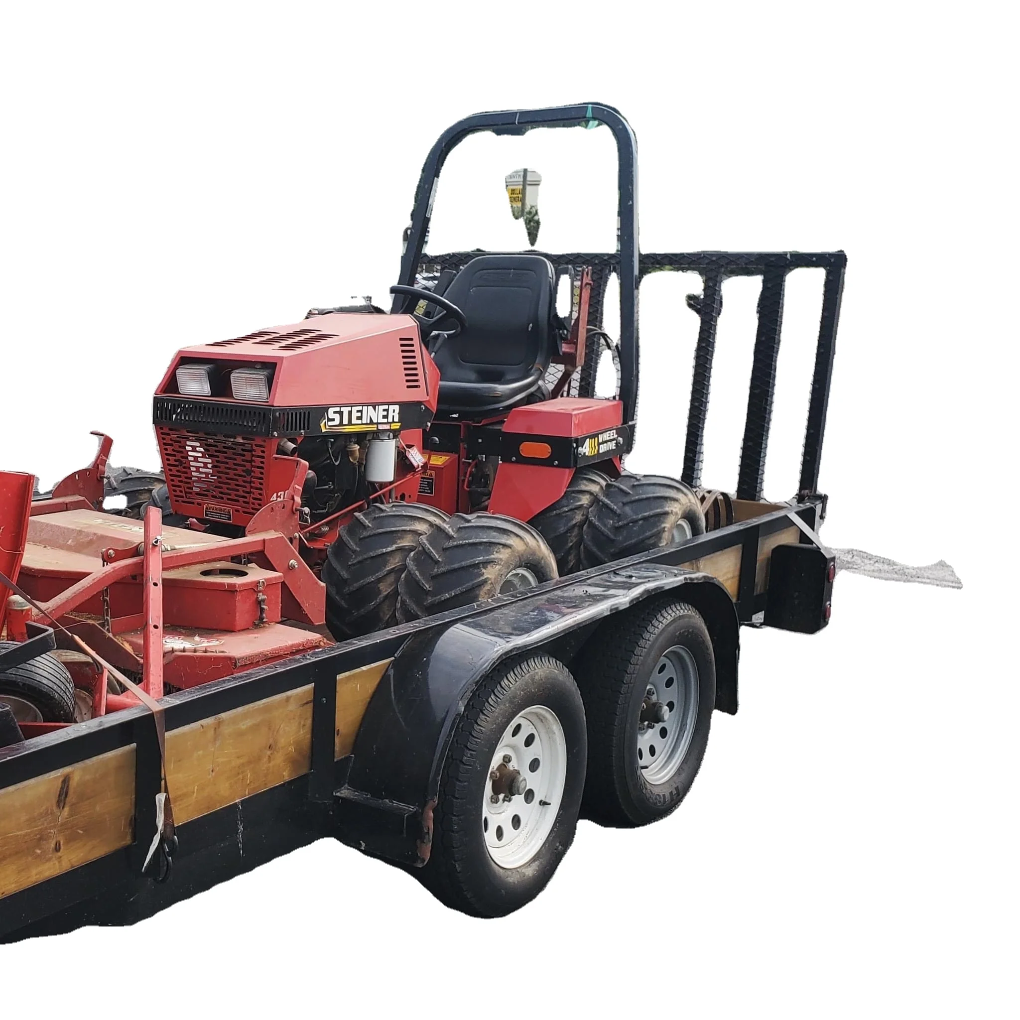 TDER Agricultural Machine Equipment 4 cylinder engine 50hp 60hp 70hp 80hp Tractor with cabin