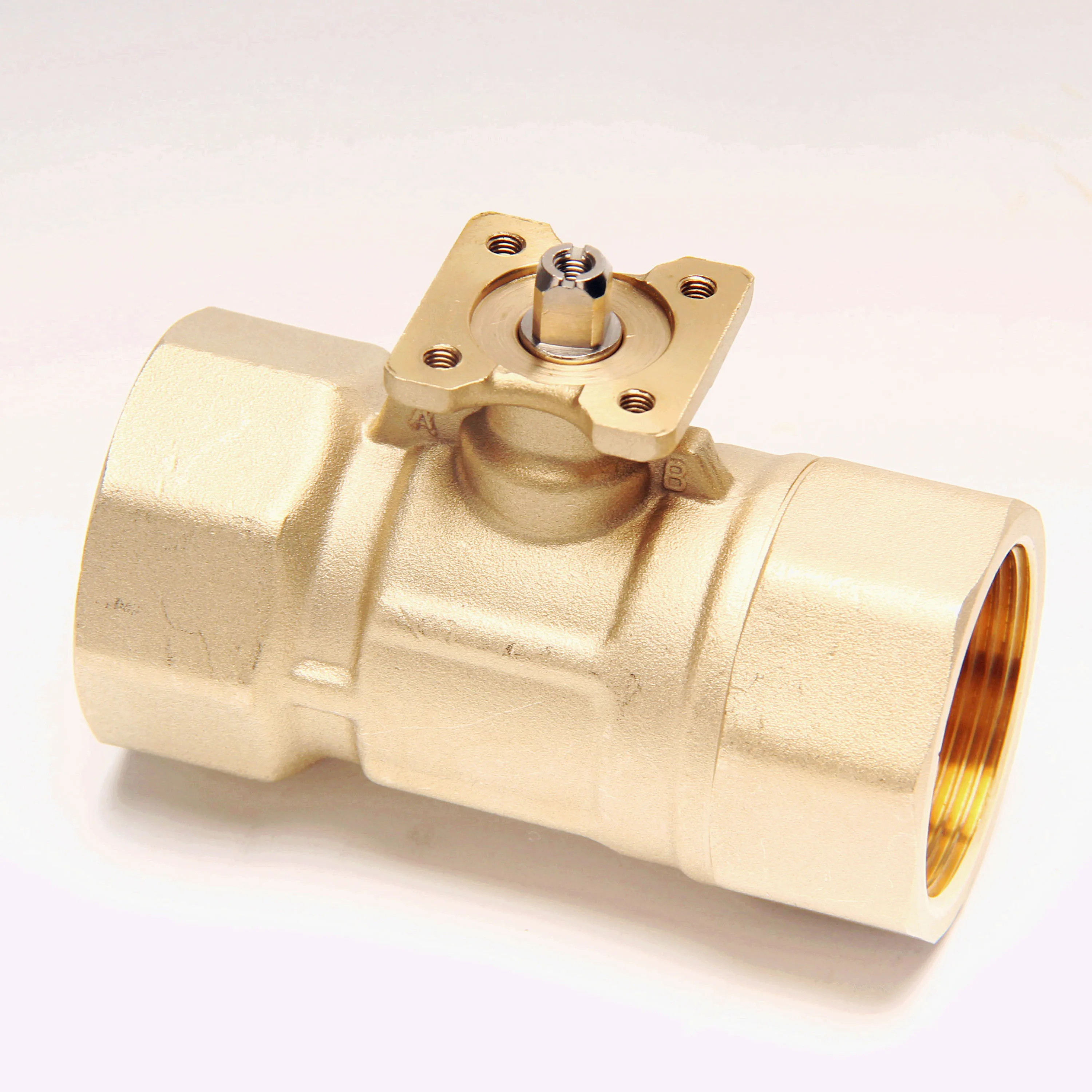 2 Port Brass Ball Valves for hot or chilled water HVAC Control Valve Motorised valves
