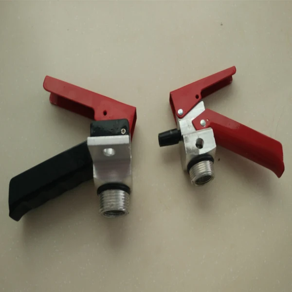 Square Aluminum Valve South America Hot Selling Special Fire Extinguisher Valve 10LB Powder Type Extinguisher Valve