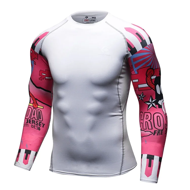Hot Sale Running Singlet Men Spiderman Compression Tights