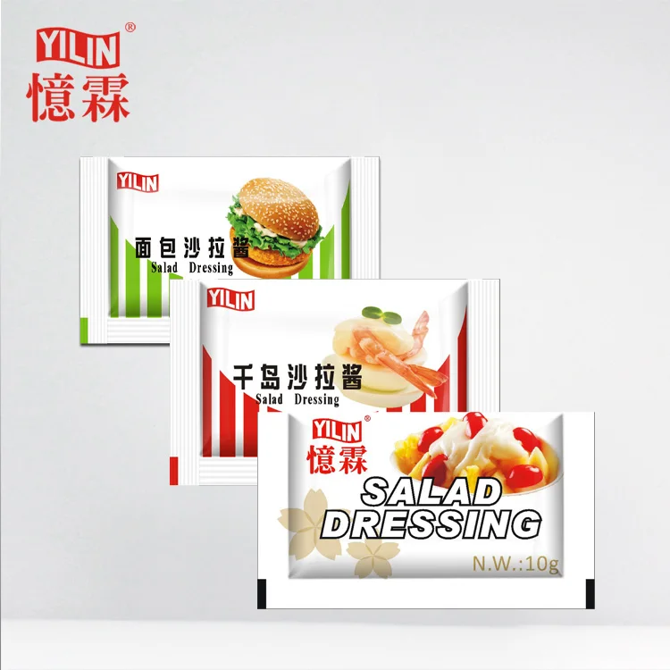 Non- GMO bread mayonnaise sauce sachet salad dressing