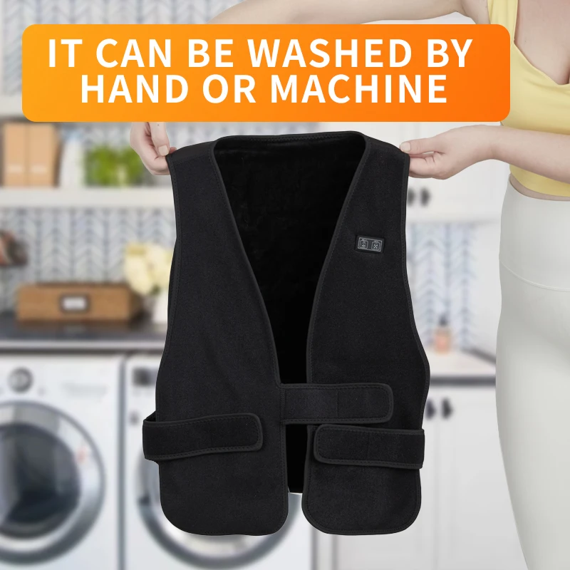 Winter Women Men USB Charging Intelligent Heating Mens Vests Keep Warm Plus Jackets Wholesale Far Infrared Outdoor COLLARLESS