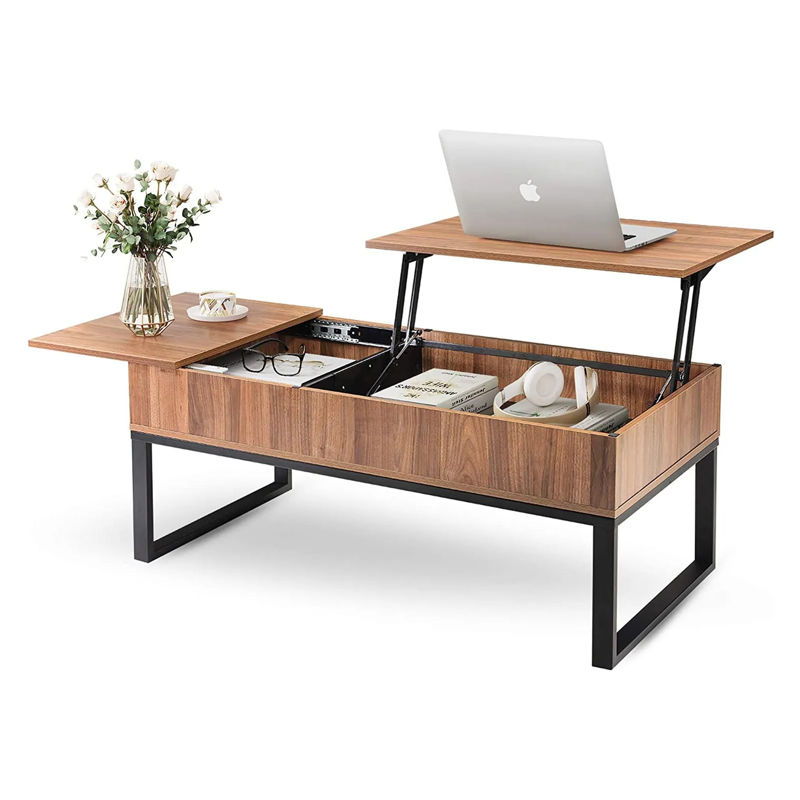 Modern Luxury Iron Frame Steel Leg Round Gold Chrome Glossy White Cheap Metal Wood Marble MDF Living Room Furniture hotel Coffee