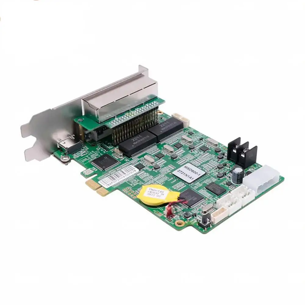 LED wall feed control card with input LED screen driver card trailer LED display MSD600-1