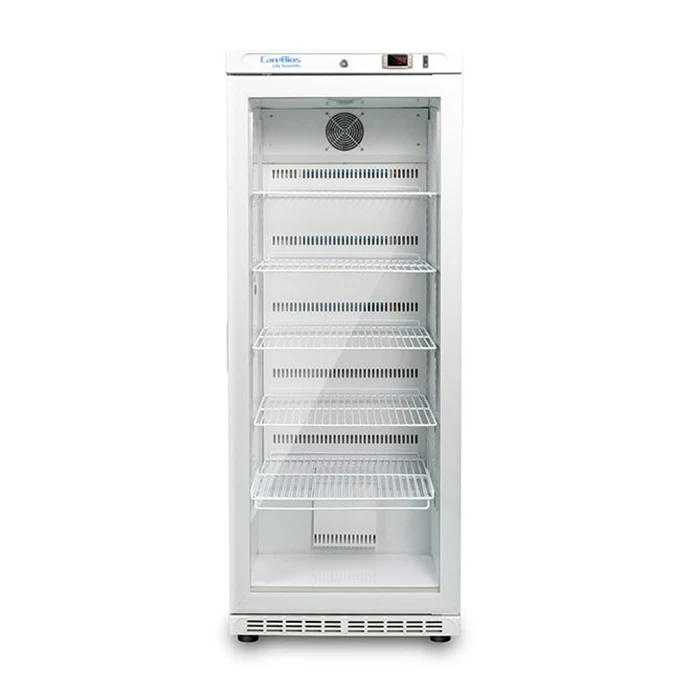 2~8 Degrees vaccine refrigerator pharmaceutical refrigerator with freezer glass door refrigerator