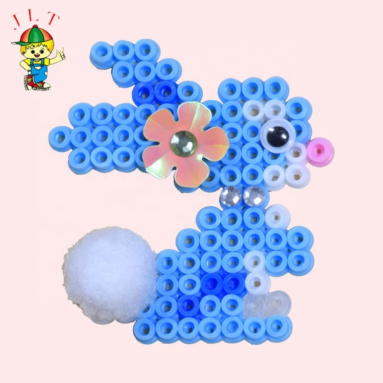 Factory Wholesale Diy Children Educational Little Animal Plastic Perler Beads Toys Multicolor Perler Beads