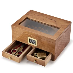 XIFEI Manufacture Solid Wood Desktop Cigar Humidor Cabinet for xiga