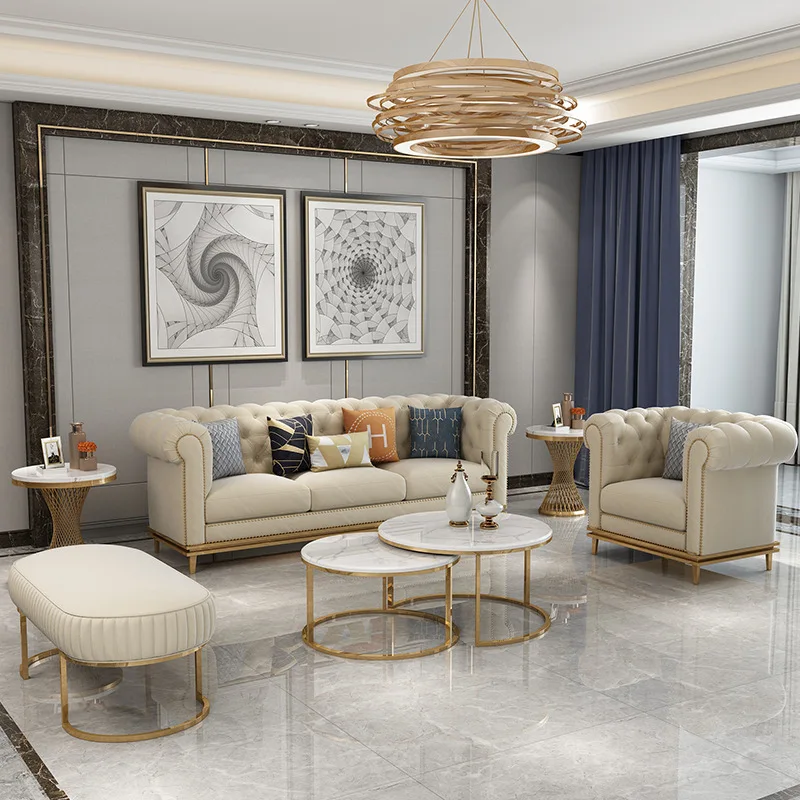 Luxury Sofa Living Room Furniture Curved Dresser Home Lounge Sofa Sets Italian Modern Fabric Velvet Sofa Set Furniture