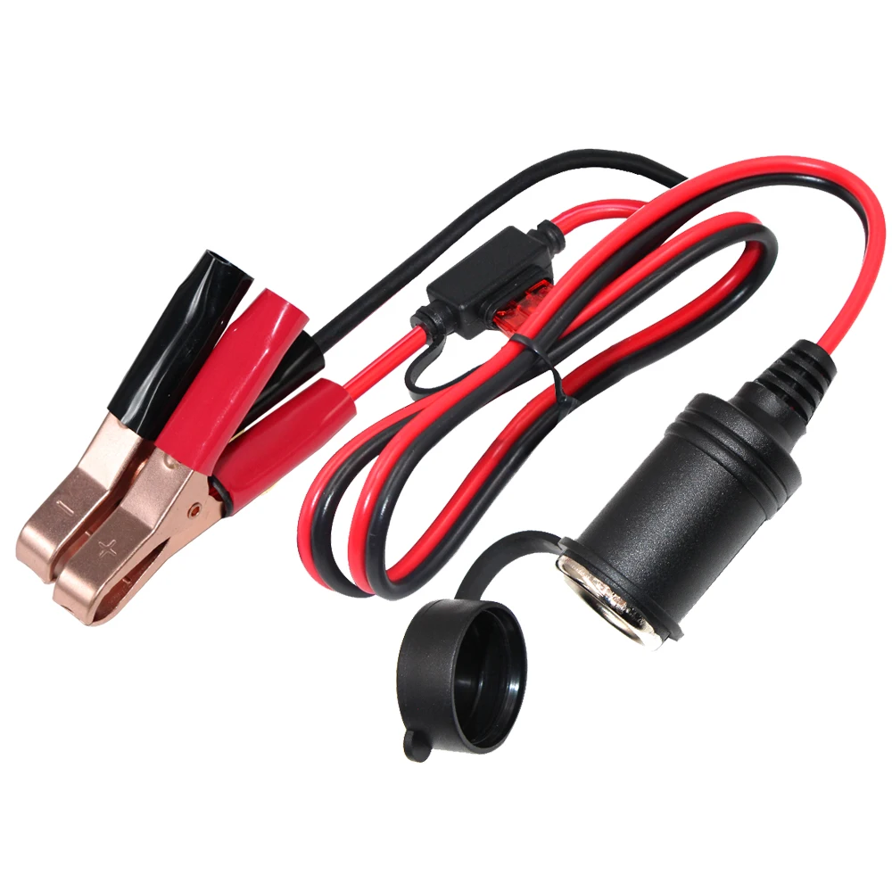 12 ~ 24V SPT-2 16 AWG SAE Аллигатор зажимы типа «крокодил» (провод кабеля DC провода для запуска АКБ от внешнего
