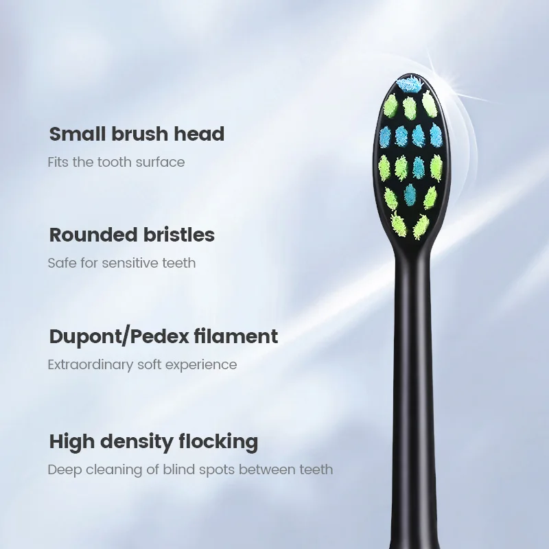 Заводская популярная Высококачественная электрическая зубная щетка Эффективная очистка ipx7 Ультразвуковая электрическая зубная щетка