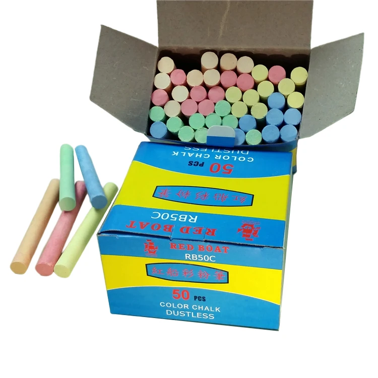 Factory Wholesale Low Prices Asst Colour Size 8.0x0.9x0.9cm  Dustles Colour Chalk