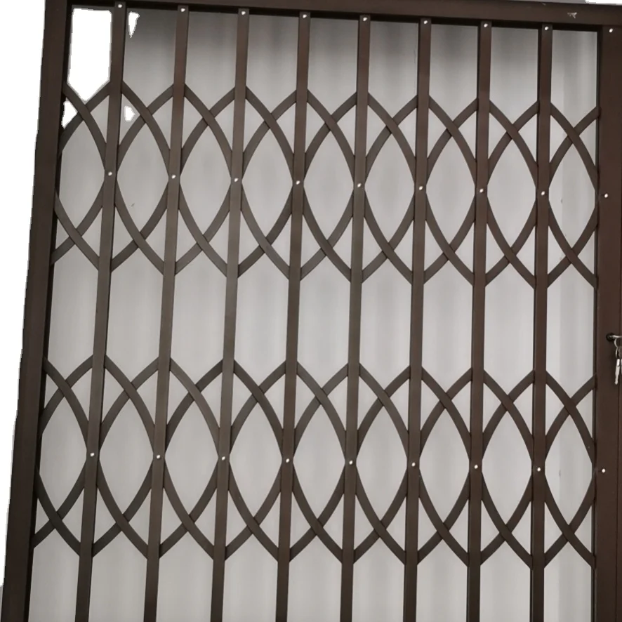 Factory Price Arched Double Wrought Iron Entry Doors Stainless Steel Exterior Security Door For Apartment Building