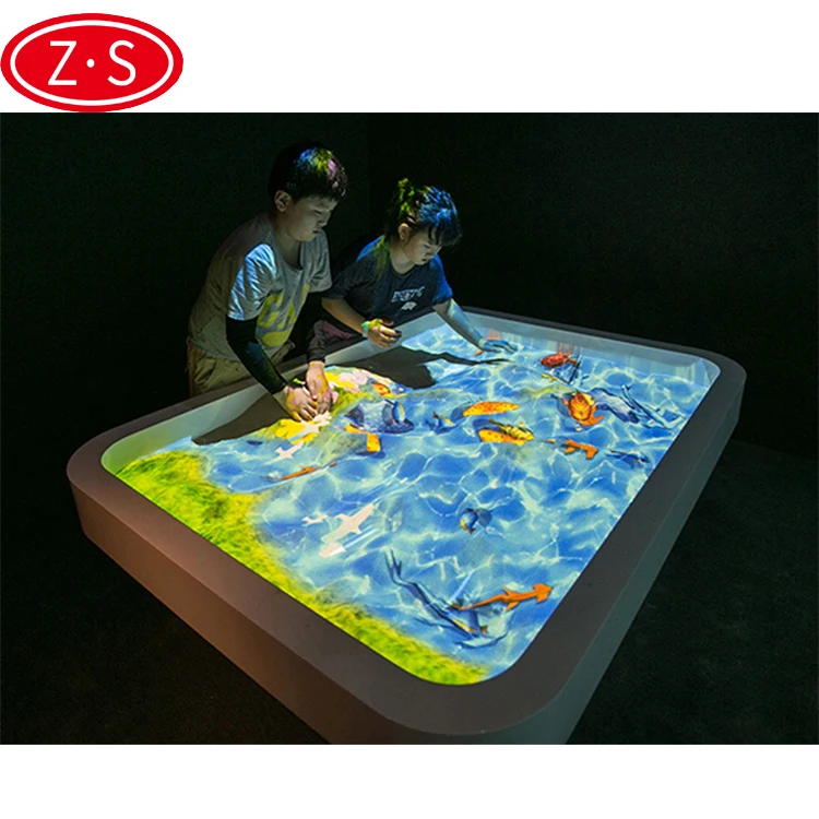 
Happy children games interactive projector game machine interactive sandbox for sale 