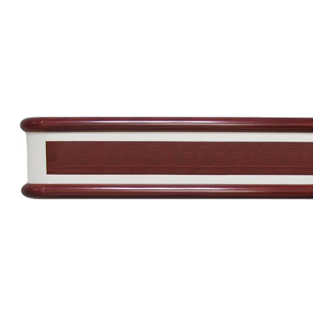 Hospital corridor anti-collision handrail 150mm anti-collision handrail wood grain handrail