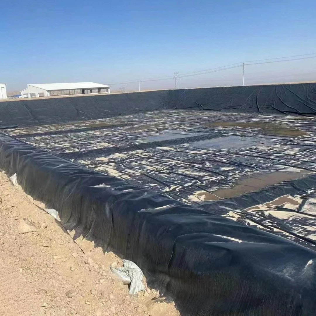 Factory Hot Sale Fish Farming 300mic 0.3mm Pond Liner Shrimp Farming Liner HDPE Plastic Sheet New Virgin Material anti UV Cheap