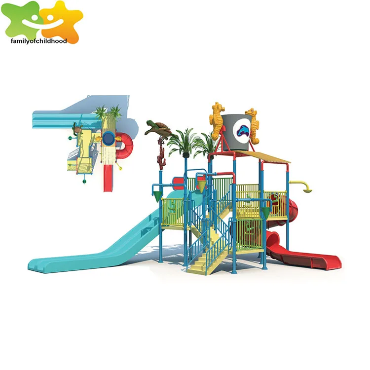 water park equipment Kids outdoor water park slides swimming pool equipment for sale