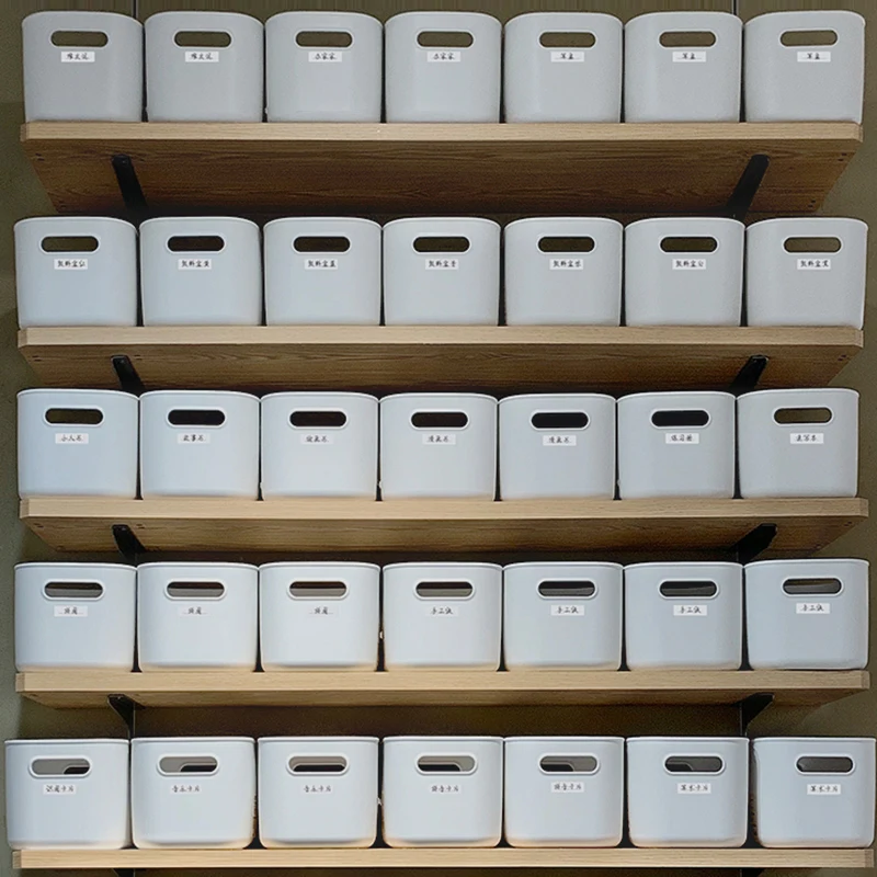 SHIMOYAMA серый цвет пластиковый ящик для хранения коробка органайзер посуды современный