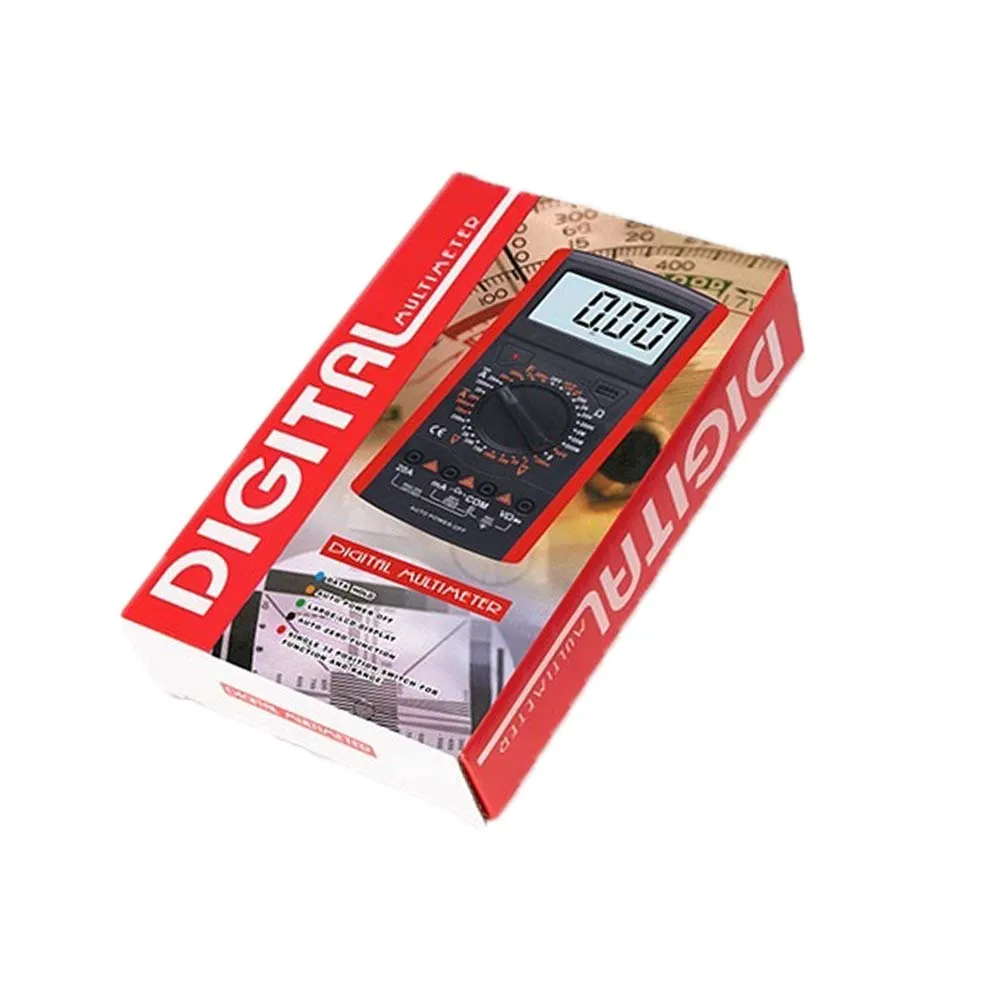 Professional DT9905A Multimetro AC DC Ammeter Voltage Ohmmeter Continuity Diode Transistor Tester Digital Handheld Multimeter
