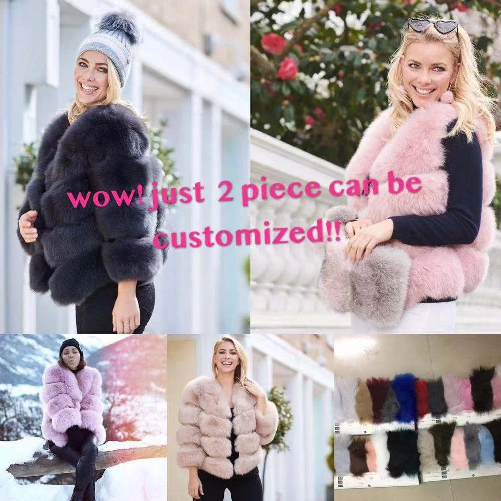 Women faux fur coats faux fur jacket new design fur coat Factory price Shenzhen Lily Cheng