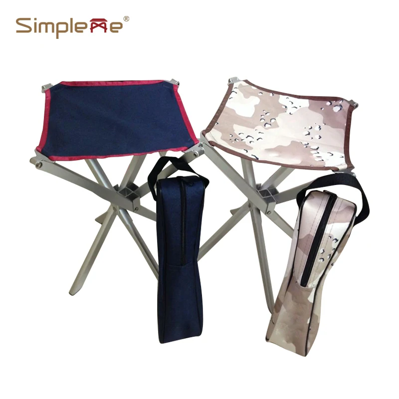 Durable Lightweight Aluminum Beach Outdoor Trekking Fishing Folding Stool