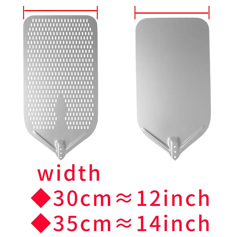 Perforated Pizza shovel aluminium alloy with Foldable Handle, Pizza peel Paddle for Baking Homemade Pizza and Bread