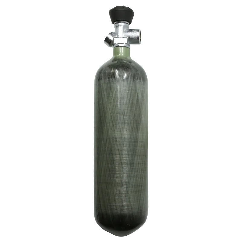 High Pressure 2.17L Gas Cylinder Carbon Fiber pcp game Air Bottle Paintball Tank For Hunting Air gun air with Valve
