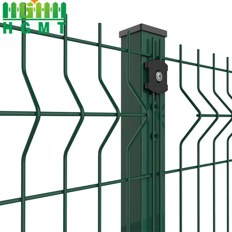 Factory  price   PVC Coated 3D Wire Mesh Fence Welded Garden Fence Panel for sale
