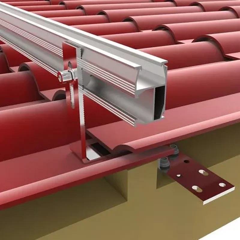 Yuens high quality triangle adjustable angle solar panel mounting Railings system flat roof aluminium z brackets