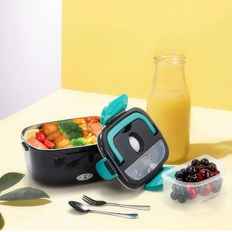 60W Food Warmer Heater Portable Electric Lunch Boxes stainless steel Container with Insulation Bag for Car Truck Office