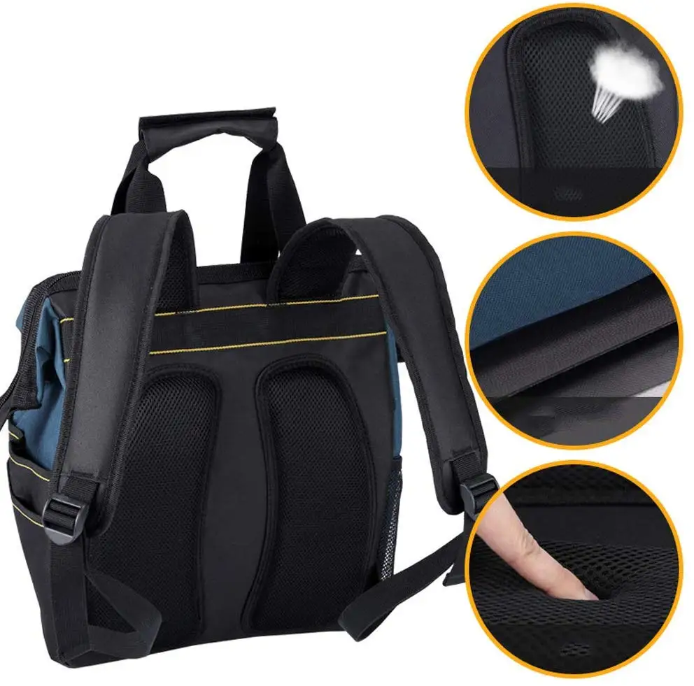 Customized durable heavy duty tool backpack for electrician Backpack Tool Bag Backpack