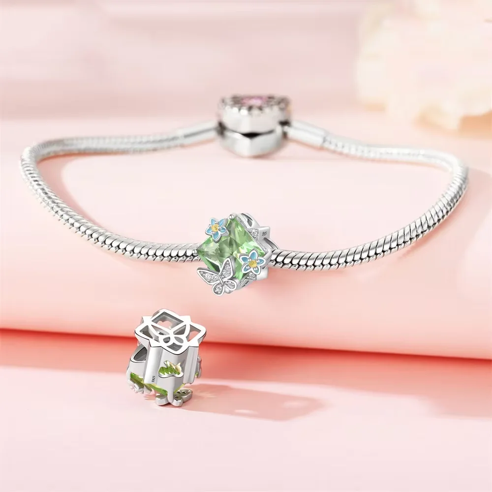 S925 Sterling Silver Butterfly Series Charm Beads DIY Jewelry Accessories Pendant Bracelet New Arrival Hot Sale Wholesale