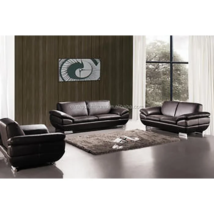 modern original design leather sofa set living room furniture