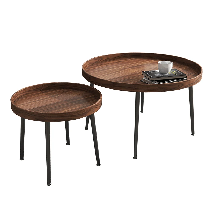 Modern solid wood Japanese small tea table living room tea table stool