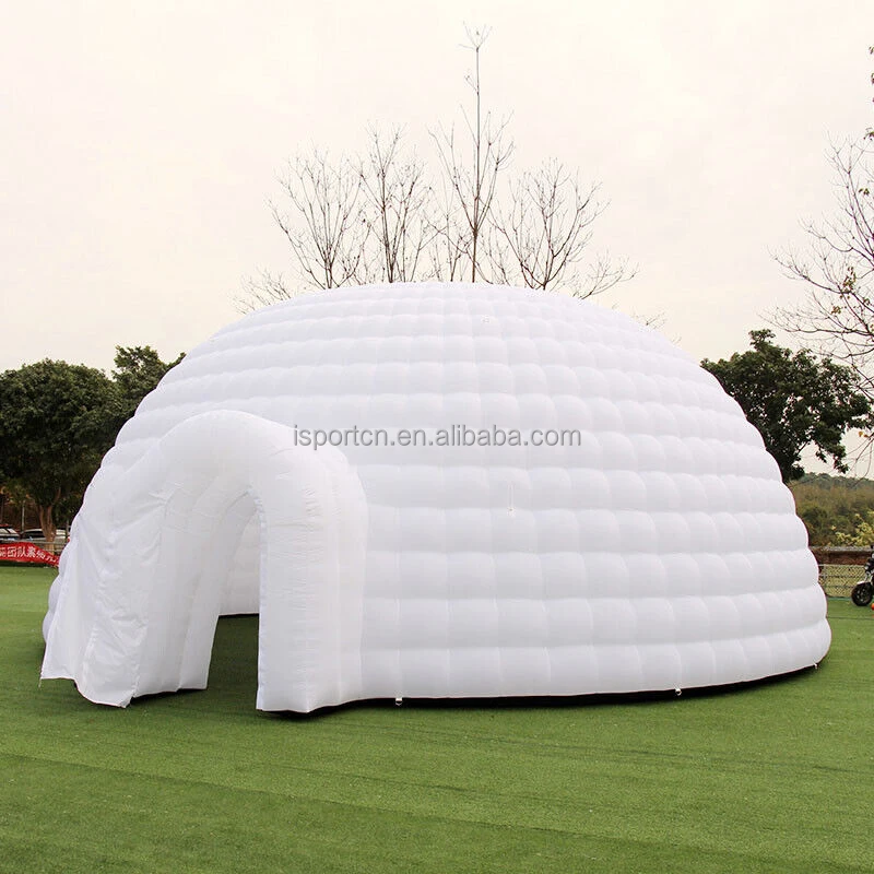 Party Led Snow Bubble Dome Customized With Inflatable Igloo Tent For Kids