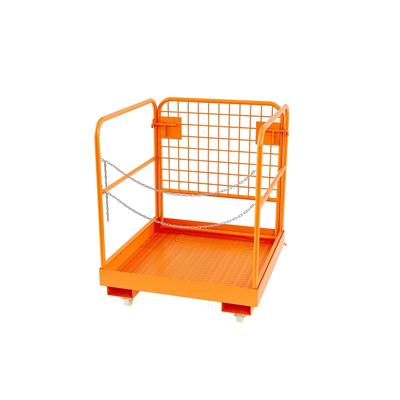 Warehouse Forklift Platform Attachment Custom Safety Cage