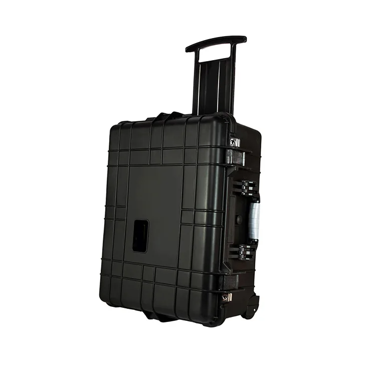 Heavy duty hard plastic case rolling trolley toolcase with wheels pelican 1560 luggage storage box with foam