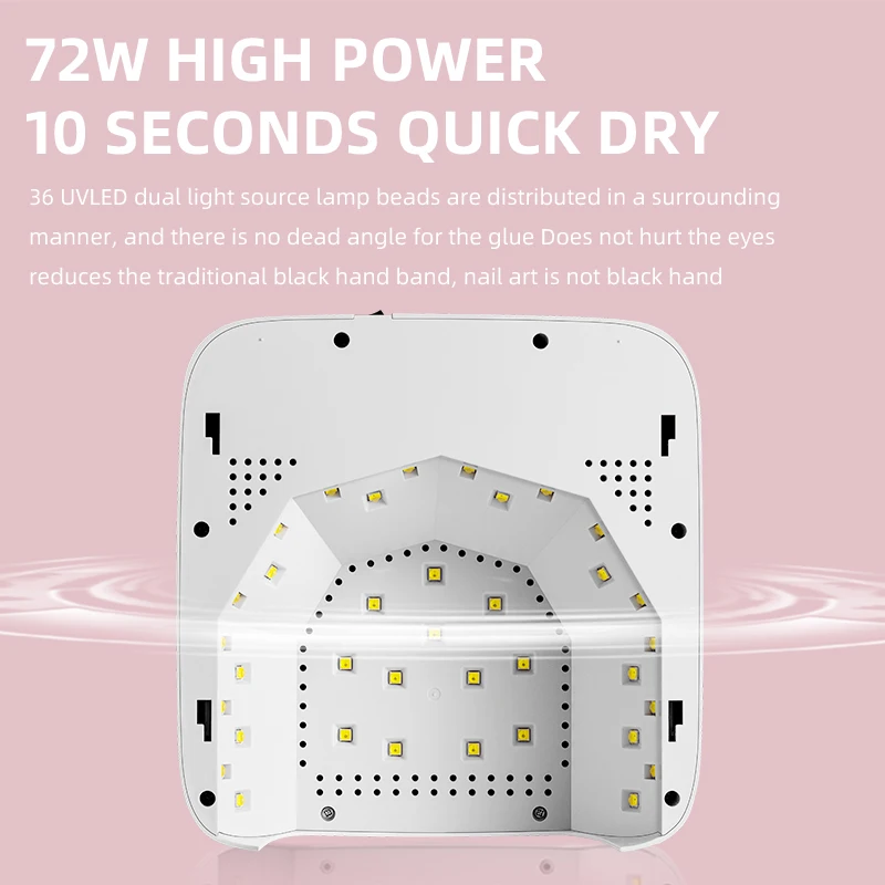 Dropship wireless uv nail lamp rechargeable nail dryer uv led lamp