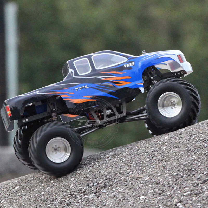 TFL 1/10 Racing RC Crawler Remote Control Monster Truck C1610 KIT Metal Chassis Outdoor Toys For Boy Gift TH05186-SMT6