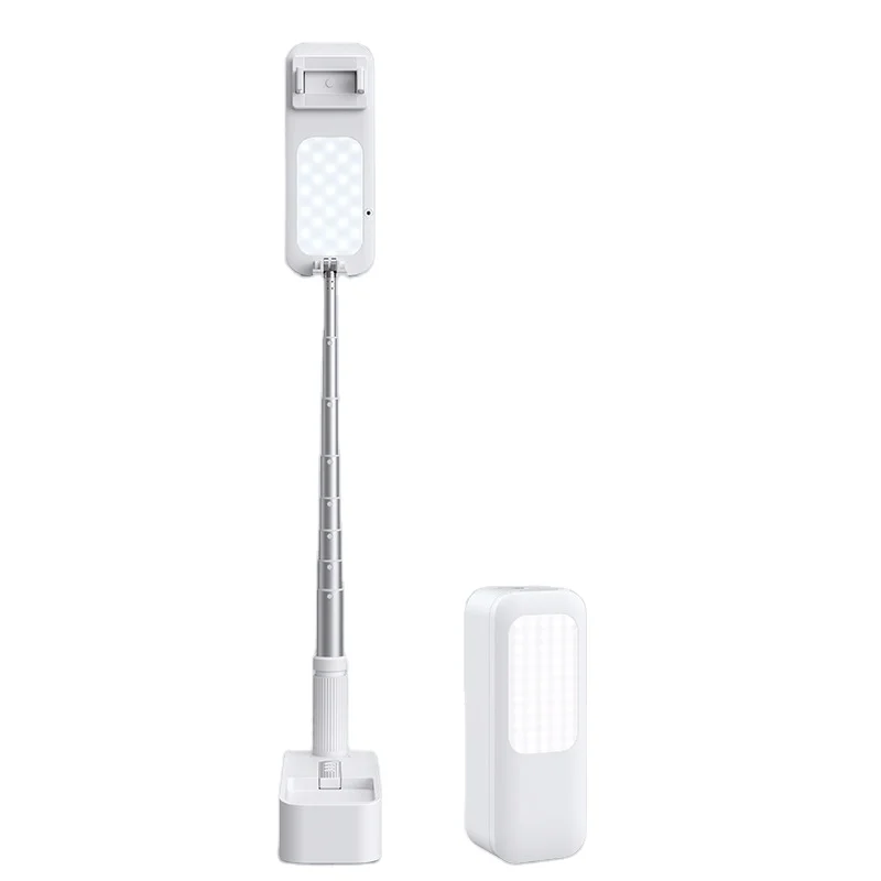Dropshipping Portable Phone Holder Stand Wireless -compatible Remote Control Dimmable LED Selfie Fill Light Lamp For Live Video