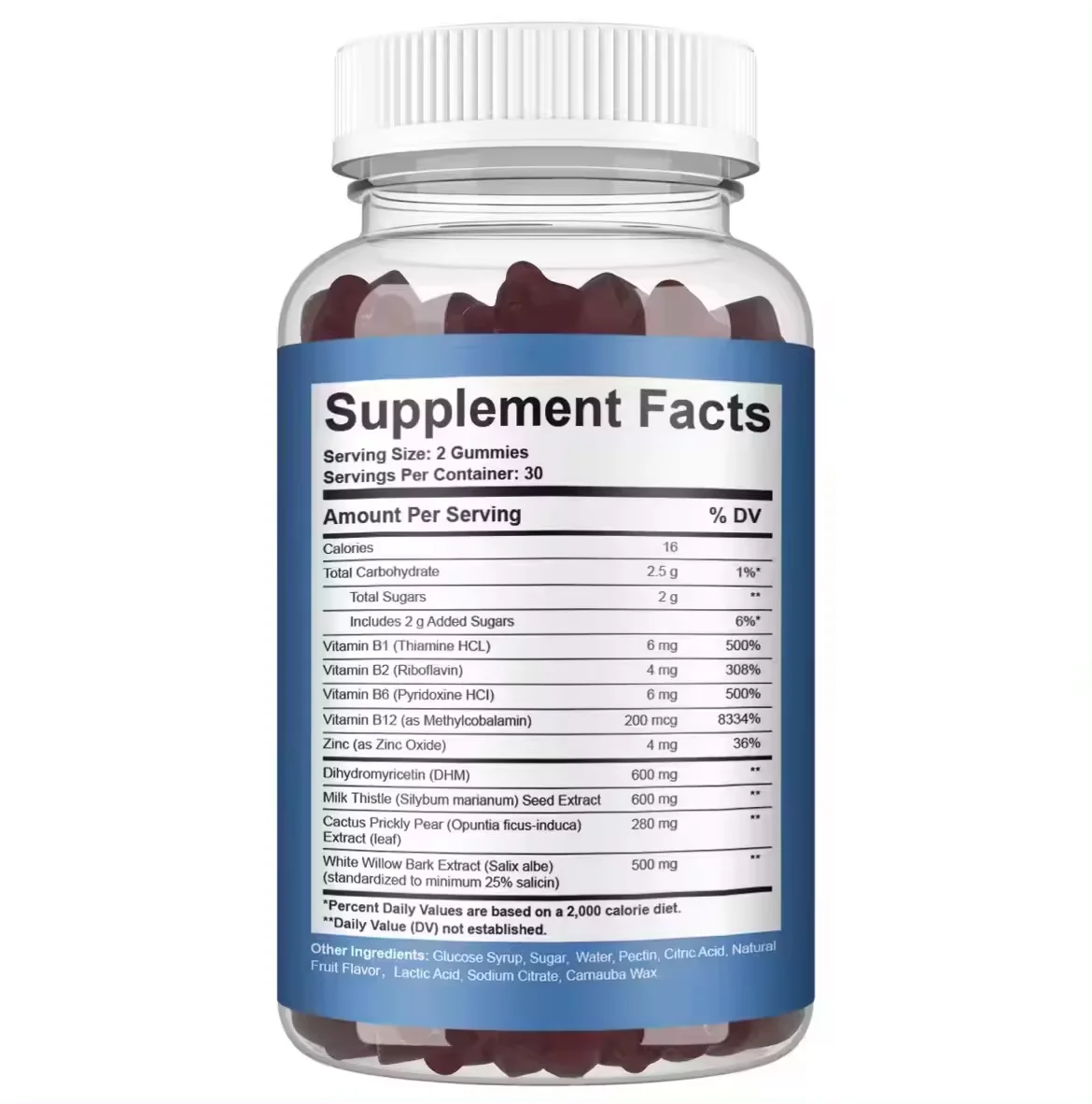 OEM Private Label Vegan Liver Detox Anti-Hangover Gummies Relief Supplement for Adults Who Drink Hangover Relief Pills