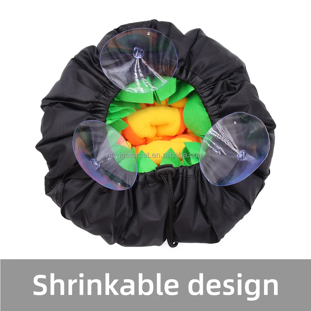 Hot Selling Shrinkable Dog Sniffing Mat Pet Puzzle Blanket Stress Release Snuffle Mat