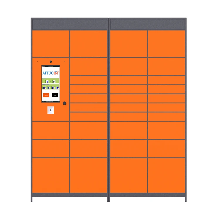 Smart QR Parcel Locker Steel Cabinet Waterproof Intelligent Postal Retrieve and Pick up Parcel Delivery Locker