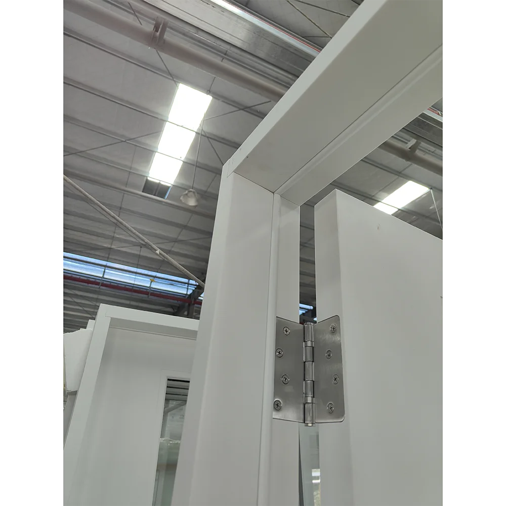 American Hot Selling Modern Design 4 Lite Top 2 Panel Smooth Finished Dutch Door Exterior Doors for Houses