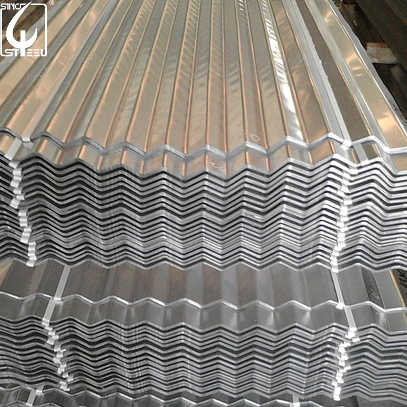 Waterproof Corrugated Aluzinc GL Roofing Sheet From Shandong Sino Steel sheet iron galvanized