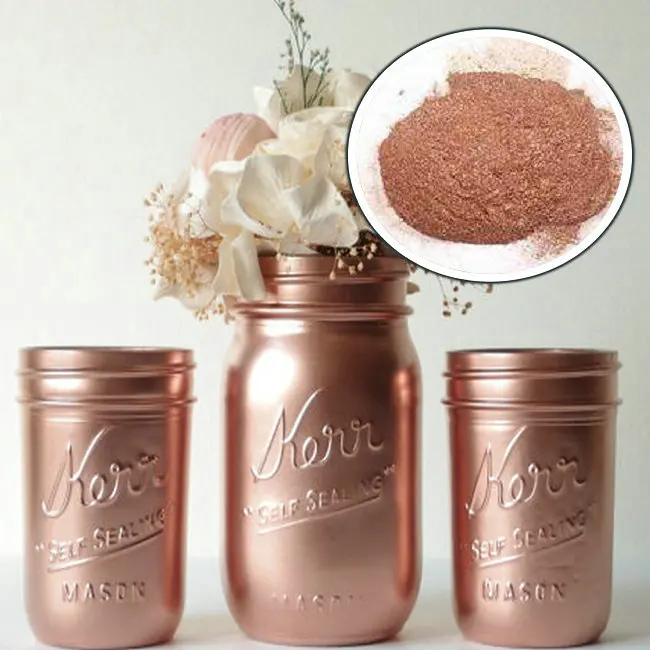 Rose red metallic pigment gold bronze powder GB8-4