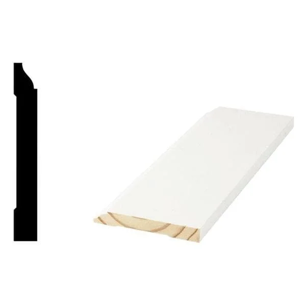 Pre-primed MDF skirting moulding baseboard crown moulding for home decoration